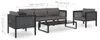vidaXL 6-tlg. Garten-Lounge-Set mit Auflagen Poly Rattan Produktbild-Vorschau 7
