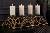 Eleganter Kerzenhalter ABSTRACT 60cm gold für 4 Kerzen Produktbild-Vorschau 3