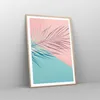 Gerahmtes Poster - Rahmen in heller Eiche - Blatt Rosa Produktbild-Vorschau 8