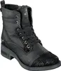 Mustang Damen Boot Stiefelette Prägemuster 7-Loch-Schnürung Produktbild-Vorschau 1