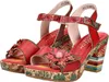 Laura Vita Damen Sandalette Blüte Schmuckstein Kork NELLAO Produktbild-Vorschau 9