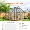 VEVOR 15er-Set Gewächshausplatten aus Polycarbonat, 1210 x Produktbild-Vorschau 6