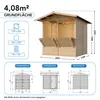 TIMBELA M149 - H232x253x263/4m2, große multifunktionale Produktbild-Vorschau 6