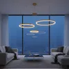 XUDO LED Pendelleuchte 3-Ring 72W Gold, Dimmbar per Produktbild-Vorschau 5