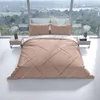 Bettwäsche Baumwolle 155x200 cm Set Beige Streifen Produktbild-Vorschau 7