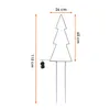 Metallische kerstverlichting voor de tuin, zwart, met 50 Productafbeelding-voorbeeld 4