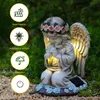 Solar-Fee-Figur mit LED, wetterfest, 1 Stück, 20x15 cm Productafbeelding-voorbeeld