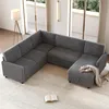Divano letto a L Merax a 5 posti con funzione letto, divano Anteprima dell’immagine prodotto 3