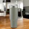 Kubek termiczny ze słomką TERMOS 1000 ml, szary Podgląd zdjęcia produktu 4
