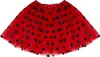 Oblique Unique Tutu Tütü Damen Rock rot schwarz Gepunktet Produktbild-Vorschau 1