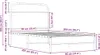 vidaXL Bettgestell ohne Matratze 90x200 cm Sonoma-Eiche Produktbild-Vorschau 9