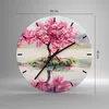 Wanduhr - Rund - Glasuhr - Baum Abstraktion - 40x40cm - Produktbild-Vorschau 3
