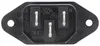 AC-Einbaustecker, (* mm²) Anschluss für Kaltgerätekabel Produktbild-Vorschau 4