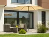 Sonnenschirm Bergamo 300/6 rund, Ø ca. 300 cm, Farbe:natur Produktbild-Vorschau 8