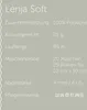 A list of product specifications and care instructions for "Lenja Soft" yarn. Produktbild-Vorschau