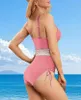 Damen Badeanzug Einteiler High Waist Bauchweg XL Produktbild-Vorschau 2