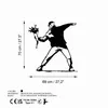 Wallity, Banksy Metal 01, Accessoire mural décoratif en Voir les images du produit 6