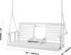 SucceBuy 5 ft Holzschaukel für die Veranda, robuste Produktbild-Vorschau 8