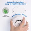 A hand is shown rotating a smoke detector onto its mounting plate, demonstrating how to install it. Podgląd zdjęcia produktu