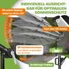 KESSER® Ampelschirm Holly Sonnenschirm Rechteckig mit und Produktbild-Vorschau 5