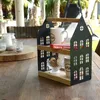 UNUS Haus-Etagere mit 2 Etagen und Griff, Holz-Etagere Produktbild-Vorschau 5