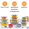 12 pezzi contenitori per alimenti in vetro, con coperchio, Anteprima dell’immagine prodotto 7
