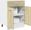 vidaXL Armoire basse à tiroirs Lyon Chêne Sonoma 60x46x81,5 Voir les images du produit 4