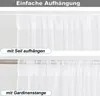 2er Set Gardine Außen Moskitonetz Stangendurchzug, Produktbild-Vorschau 6