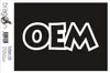 Aufkleber / Autoaufkleber - JDM / Die cut / Auto / OEM - öM Produktbild-Vorschau 1