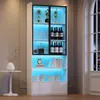 Vetrina lucida Merax con illuminazione a LED, mobile Anteprima dell’immagine prodotto 2