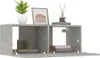 Mobili TV 2 pz. Grigio cemento 80x30x30 cm Materiale a base Anteprima dell’immagine prodotto 8