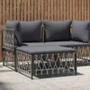 Sgabello da giardino con cuscino in tessuto antracite Anteprima dell’immagine prodotto 9