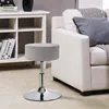 Duhome Hocker Samt Grau, höhenverstellbar, drehbar & Produktbild-Vorschau 5