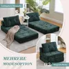 A living room scene with two modular sofas shown in different configurations, one as a chaise lounge and the other as a compact chair. Náhled obrázku produktu