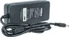 A black power adapter with a coiled cable and a connector plug. Produktbild-Vorschau