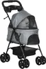 PawHut Hundewagen Pet Stroller für kleine Hunde Produktbild-Vorschau 1
