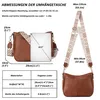 Umhängetasche Handtasche Damen mittelgroß Schultertasche Produktbild-Vorschau 5