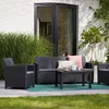 Allibert CLAIRE 5 SEATERS set  - grafit Náhled obrázku produktu 2