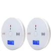 Two white carbon monoxide detectors are shown against a white background. Produktbild-Vorschau