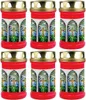 Grabkerze Rot 6er Pack, Brenndauer: 48 Stunden ( je Kerze Produktbild-Vorschau 1