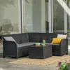 Keter Garden 2-Sitzer Sofa Rosalie Graphitgrau Produktbild-Vorschau 5