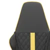 Möbel Gaming-Stuhl Schwarz und Golden Kunstleder DE4173 Produktbild-Vorschau 3