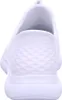 A close-up, rear view of a white sneaker. Náhled obrázku produktu