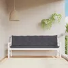 vidaXL Gartenbank-Auflagen 2 Stk. Anthrazit 200x50x7 cm Produktbild-Vorschau 1