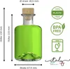 18 Glasflaschen 200 ml leer zum selbst Befüllen mit Korken Produktbild-Vorschau 4