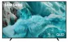 A Samsung QLED TV displaying a vibrant, abstract image. Produktbild-Vorschau