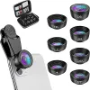 AIORBER 7-in-1 compacte camera-lenskit, voor smartphones, Productafbeelding-voorbeeld 1