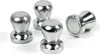 Starke Pin Magnete im 3er Set aus silbernen Metall [MM2023] Produktbild-Vorschau 1