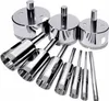 A set of diamond hole saws arranged on a white background. Anteprima dell’immagine prodotto