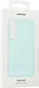 The image shows the packaging of a Samsung Galaxy S25+ silicone case in mint color. Produktbild-Vorschau